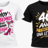 camisetas despedidas Camiseta algodón personalizada