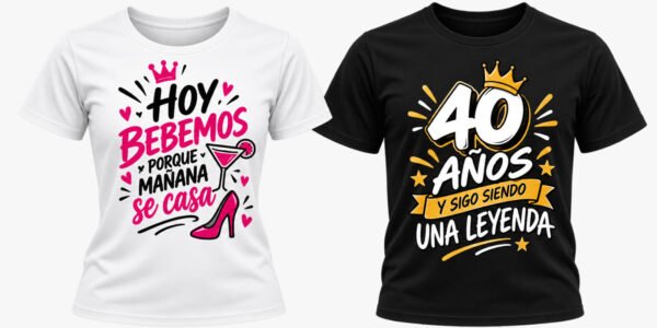 camisetas despedidas Camiseta algodón personalizada