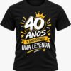 casmiseta cumple Camiseta algodón personalizada
