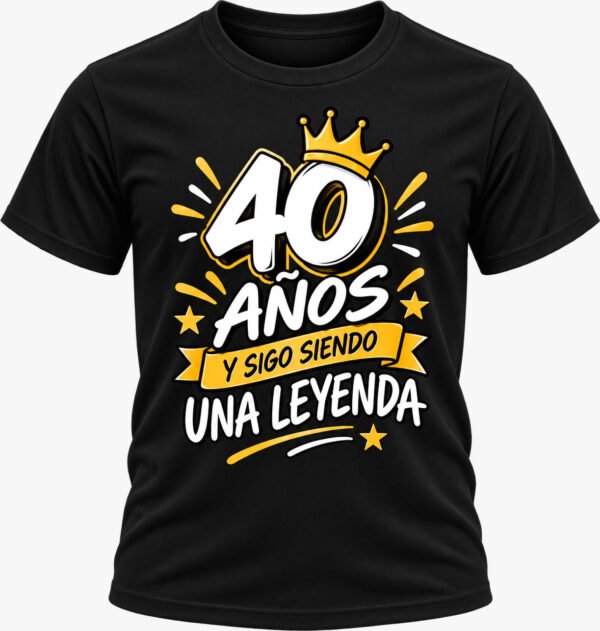 casmiseta cumple Camiseta algodón personalizada