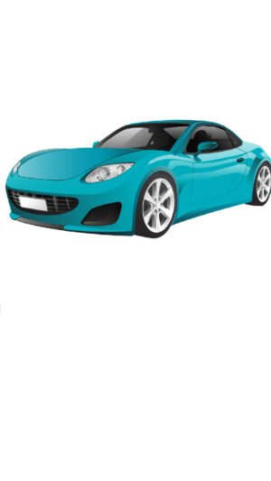 coche deportivo Coche deportivo en vinilo para superficie lisa