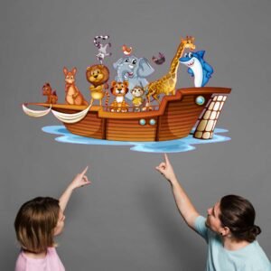 Animales en barco