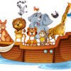 animales_barco Animales en barco