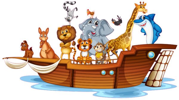 animales_barco Animales en barco
