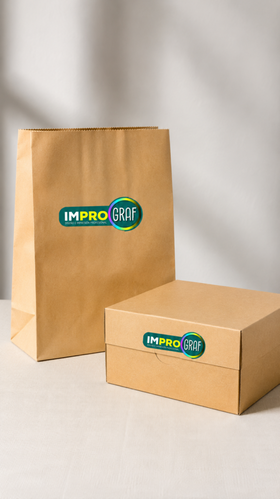 Pegatinas con logo con forma